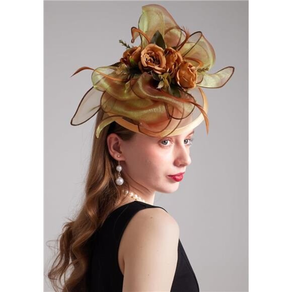 Women\'s Hat Headband Hairpin Organza Fascinator Hat main image 6